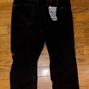 Black Red Ksubi Jeans Size 31